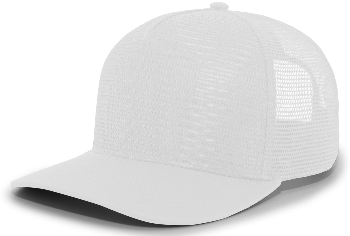 5-Panel Mesh Overlay Trucker Snapback