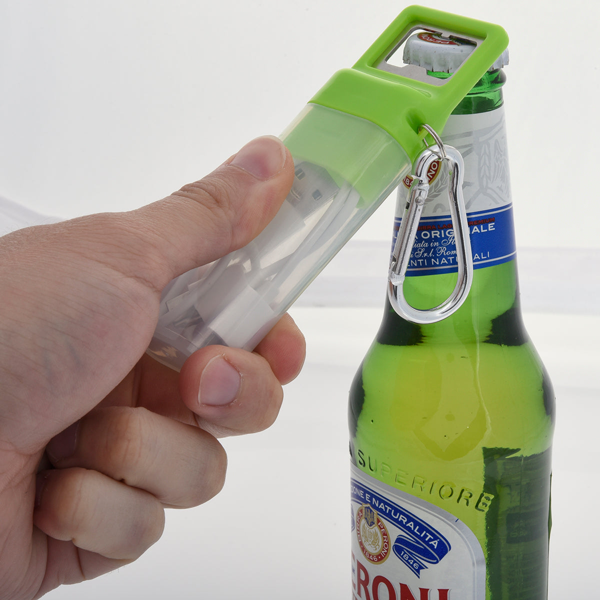 3-in-1 Ensemble Charging Cable Set With Bottle Opener