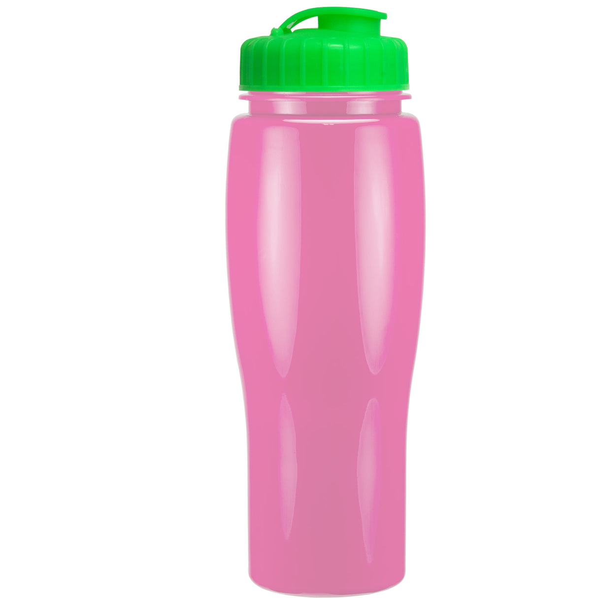 24 Oz. Contour Bottle w/ Flip Top Lid - Solid Colors