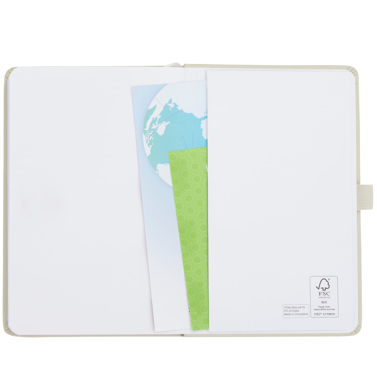 5.5" x 8.5" FSC® Mix Pineapple Leather Bound JB®