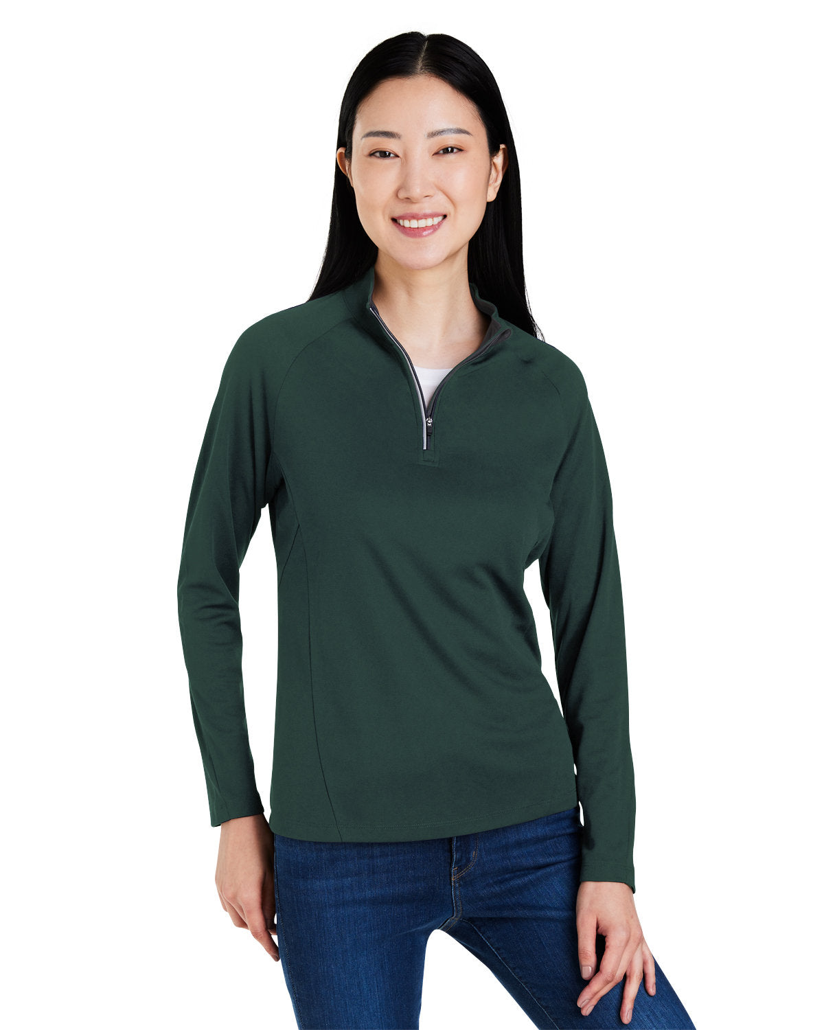 CORE 365 Ladies' Origin Performance Pique Quarter-Zip