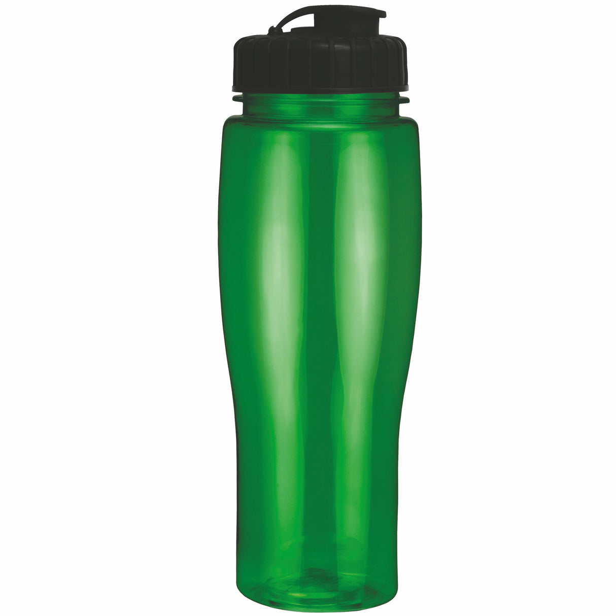 24 Oz. Contour Translucent Bottle w/ Flip Top Lid