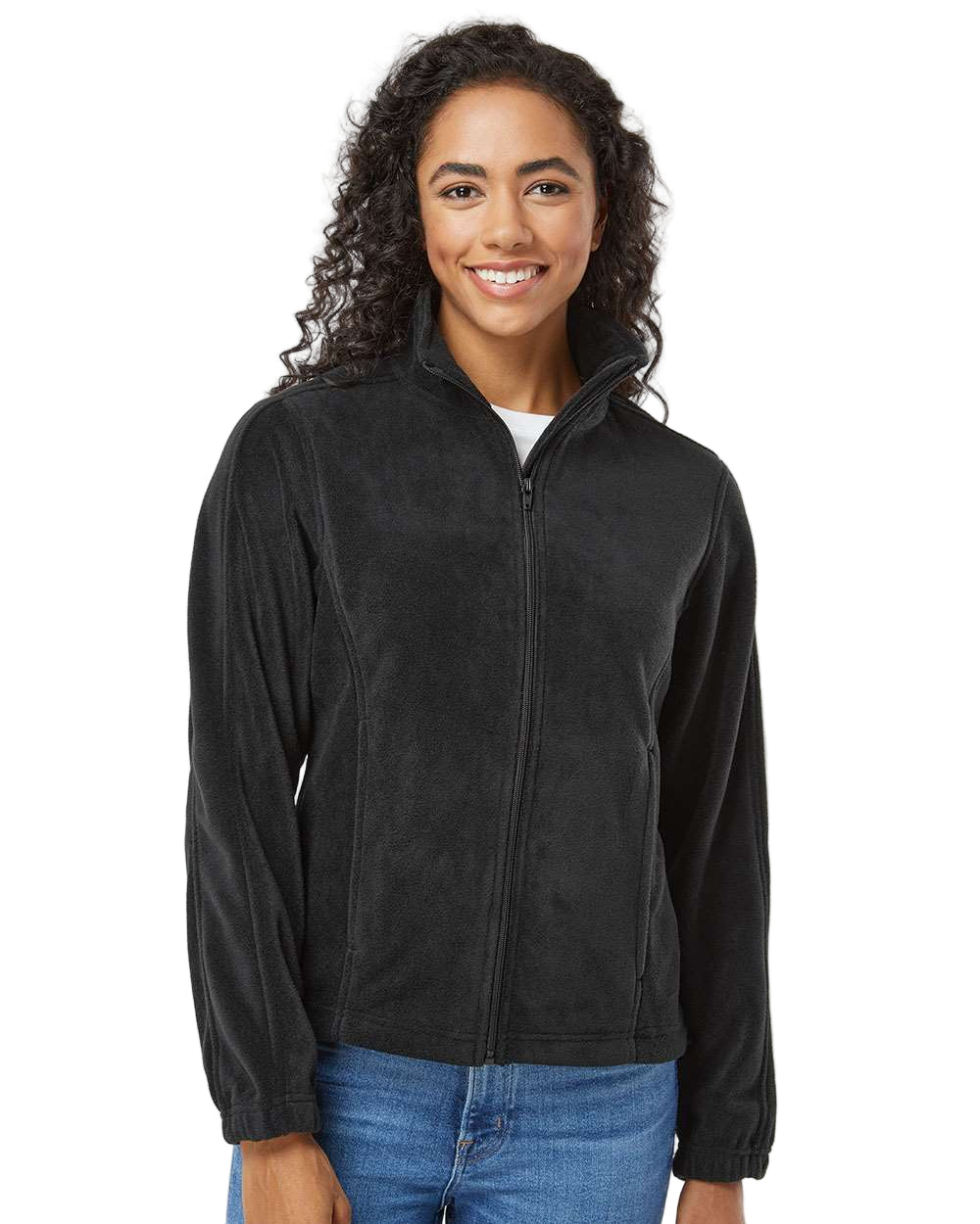 Burnside Women's Polar Fleece Full Zip Jacket