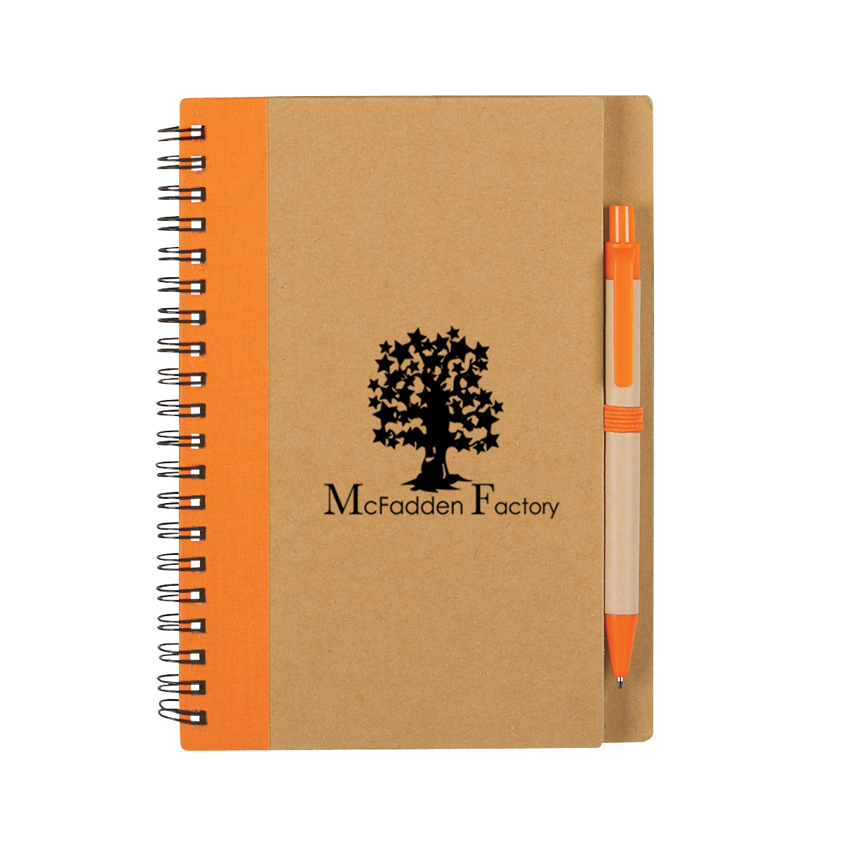 Eco-inspired Spiral Notebook & Pen