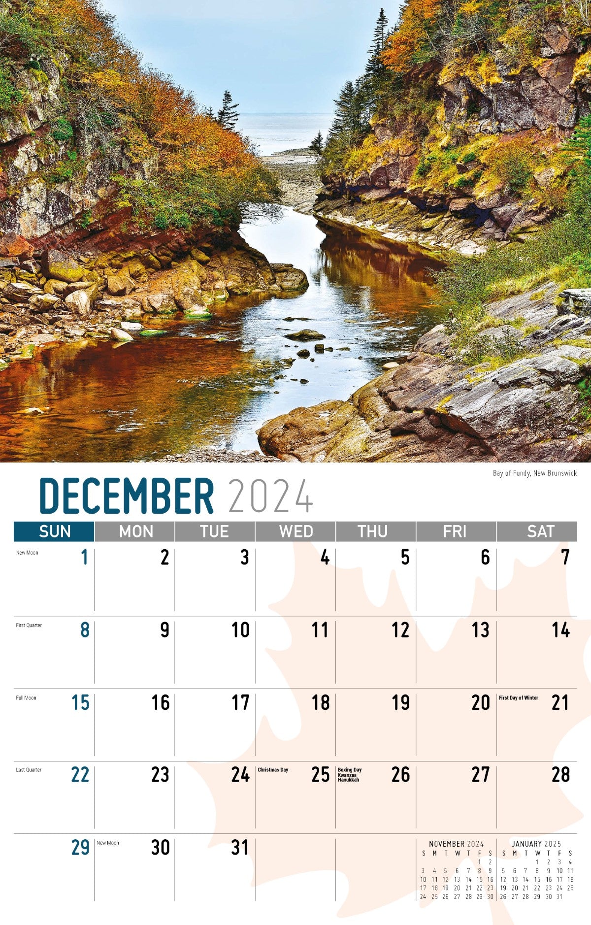Galleria Wall Calendar 2025 Scenes of Canada (English)