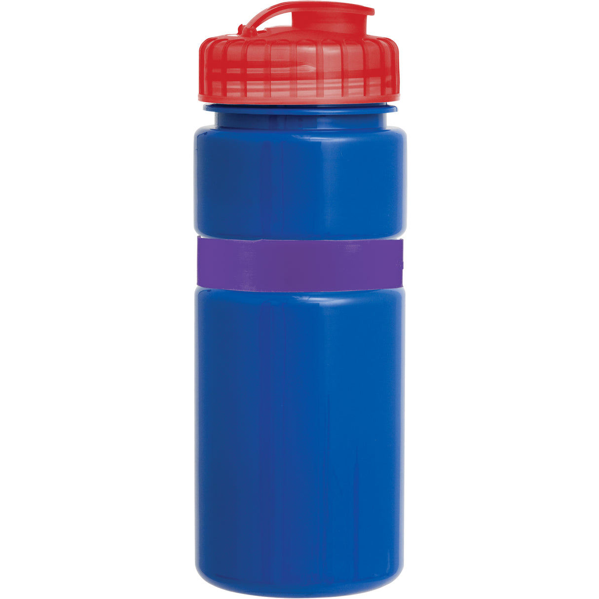 20 Oz. Sportster Bottle with Silicone Gripper Band w/ Push Pull Lid