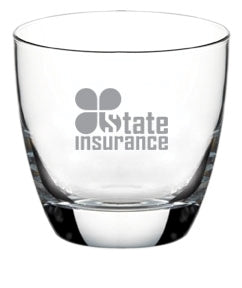 Adelaide 13oz clear glass heavy base DOF