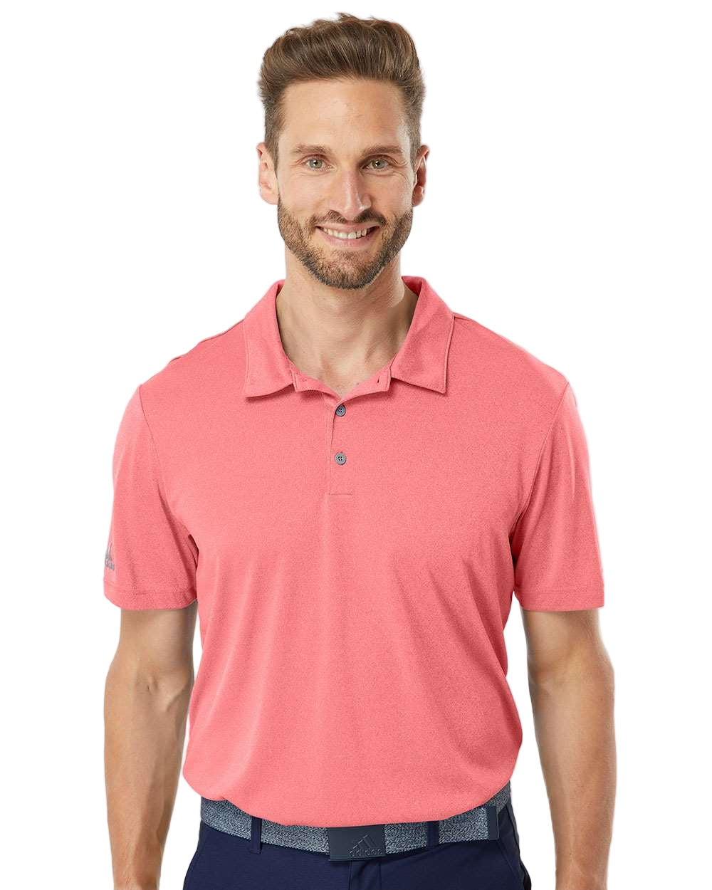 Adidas Heathered Sport Polo Shirt