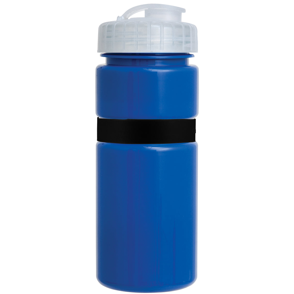 20 Oz. Sportster Bottle with Silicone Gripper Band w/ Push Pull Lid