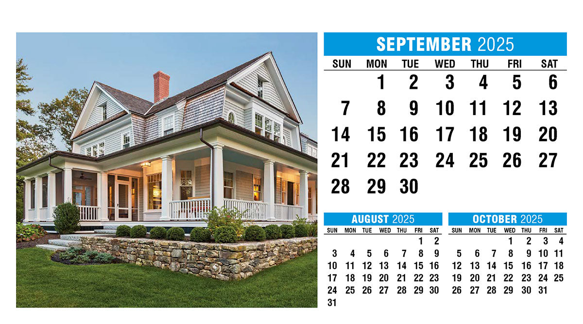 Homes Desk Tent Calendar