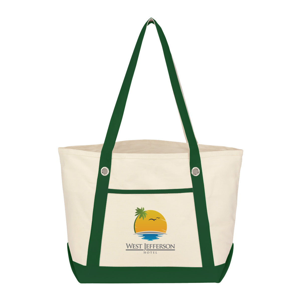 Medium Cotton Canvas Sailing Tote Bag