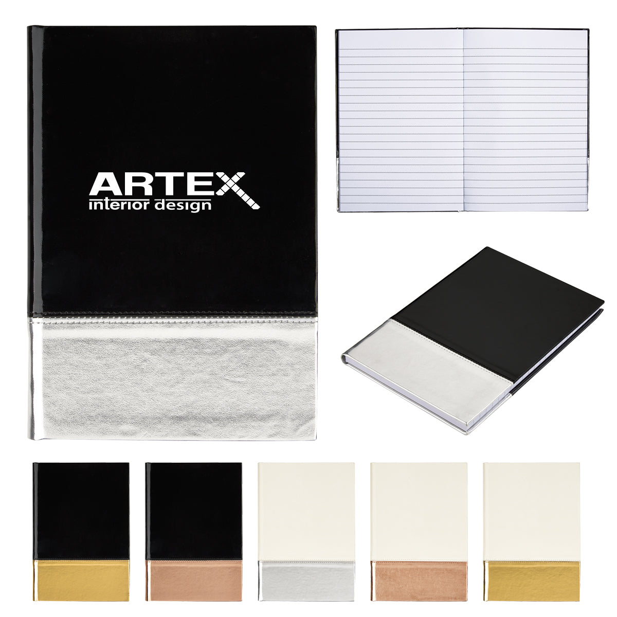 Metallic Two-tone Journal