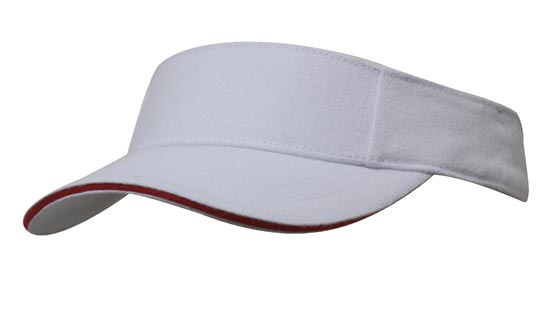 Brushed Heavy Cotton Peak Visor