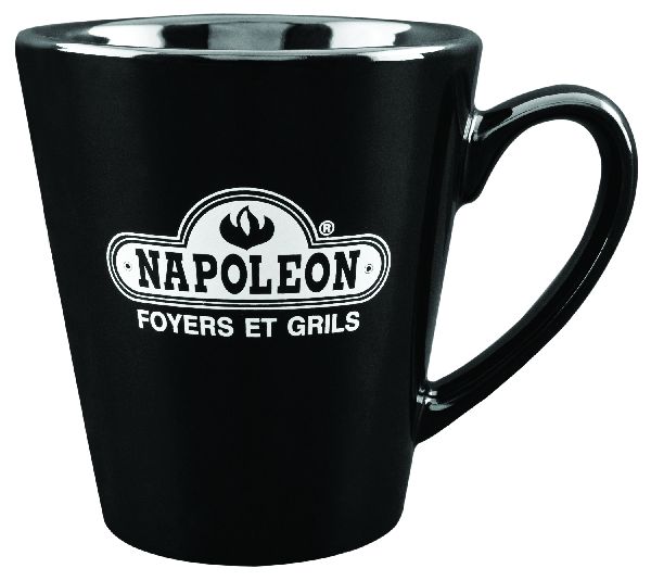 Small Cafe 12oz black mug