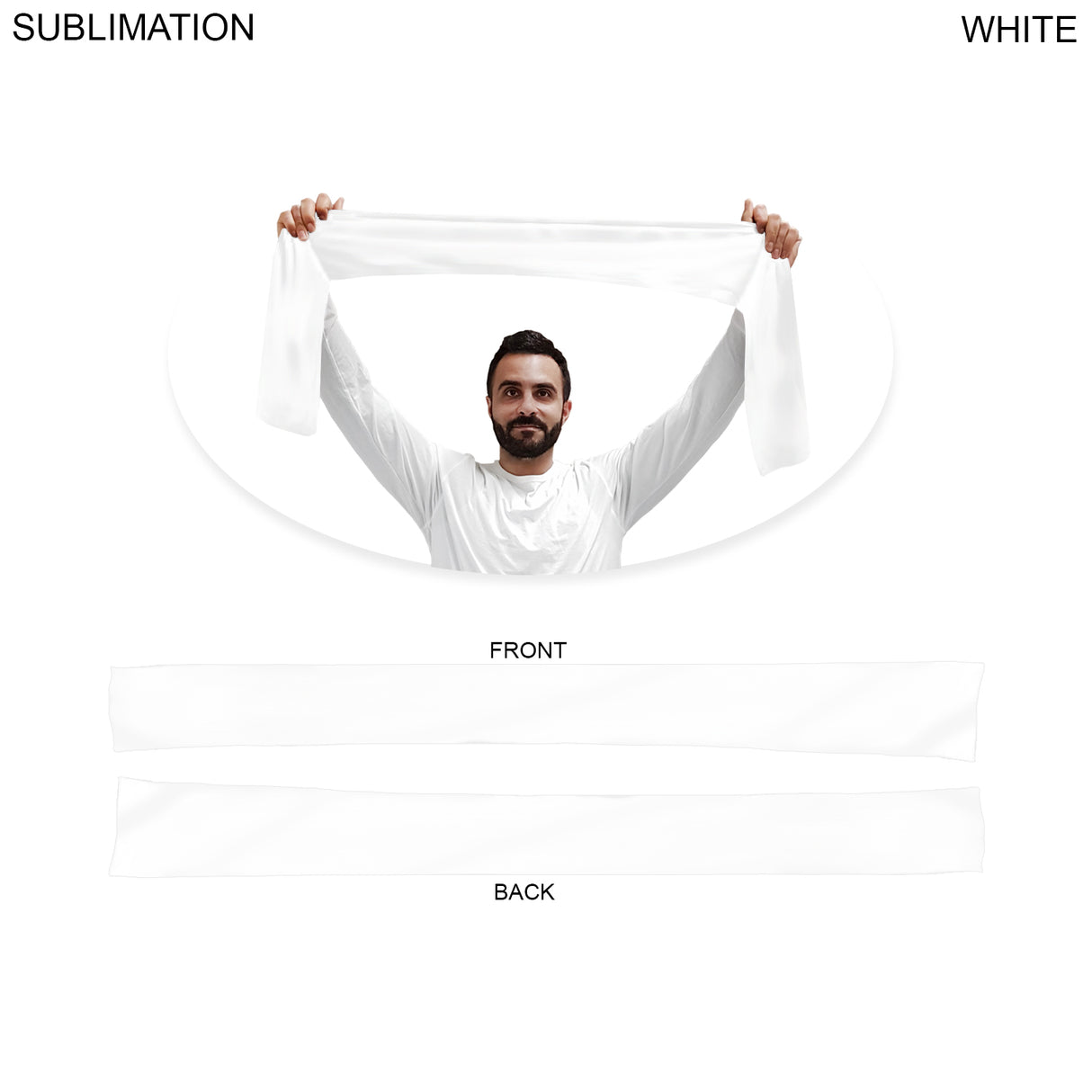 Domestic Made Sublimated Soccer Football Stadium Scarves, 6x60, Sublimated edge to edge 2 sides