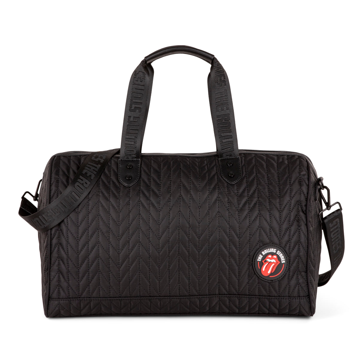 THE ROLLING STONES-ICONIC COLLECTION-Quilted Nylon Duffle Bag