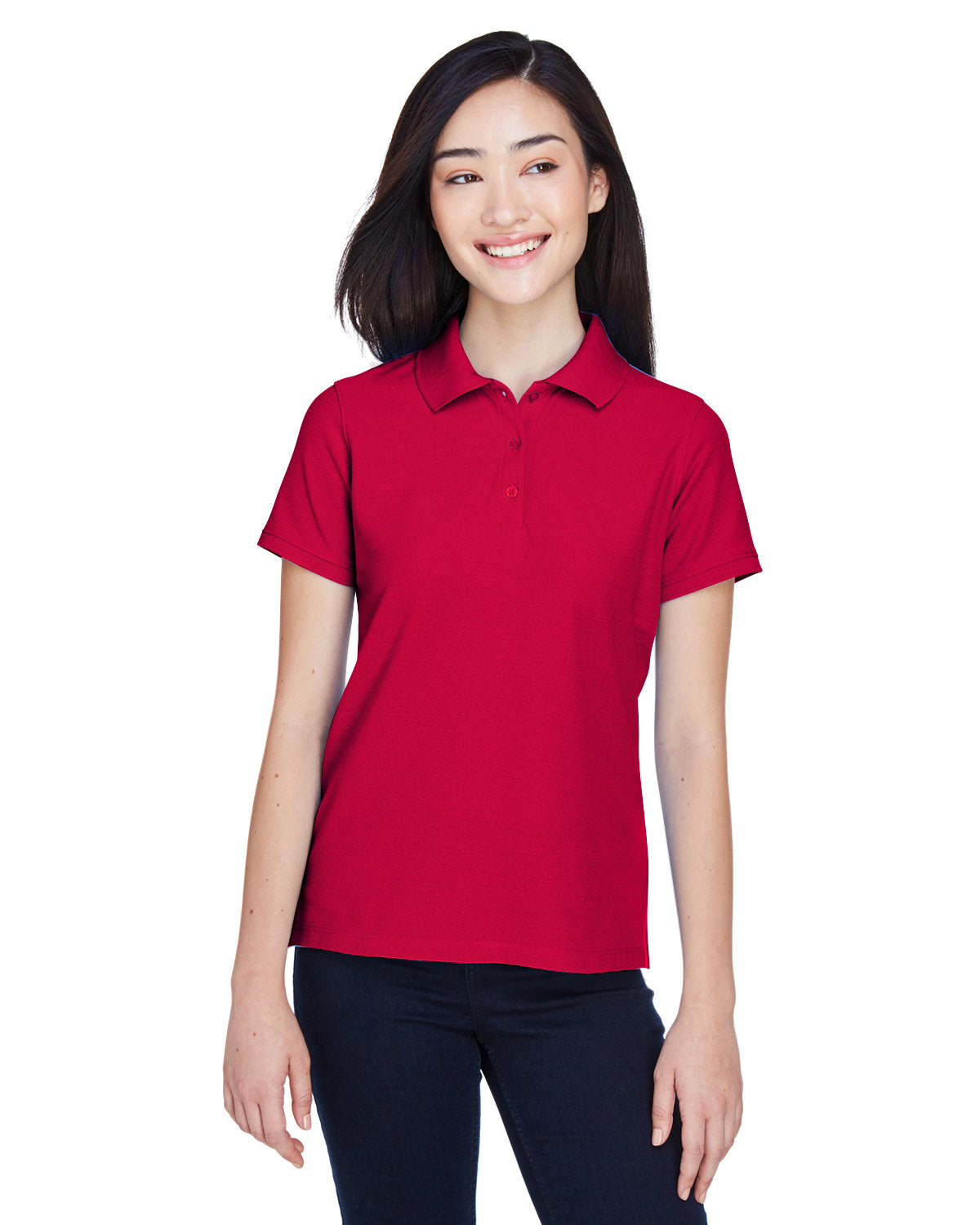 Harriton Ladies' 5 oz. Blend-Tek? Polo