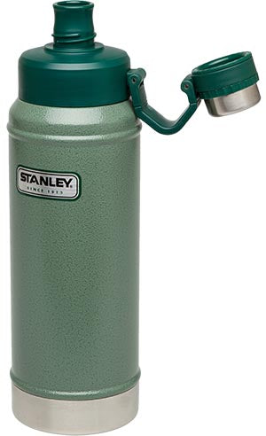 Stanley® Classic Vacuum Water Bottle 36oz stainless steel green
