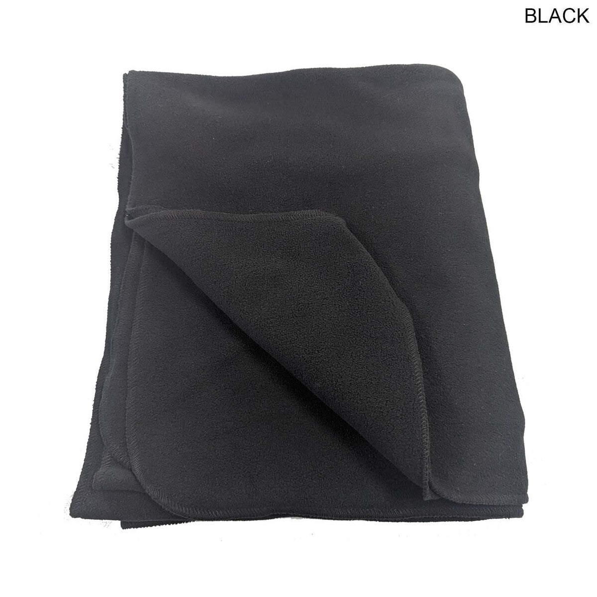 Black Blanket, Size 50"x60", Ultra Soft and Smooth Microfleece Fabric, Blank Only