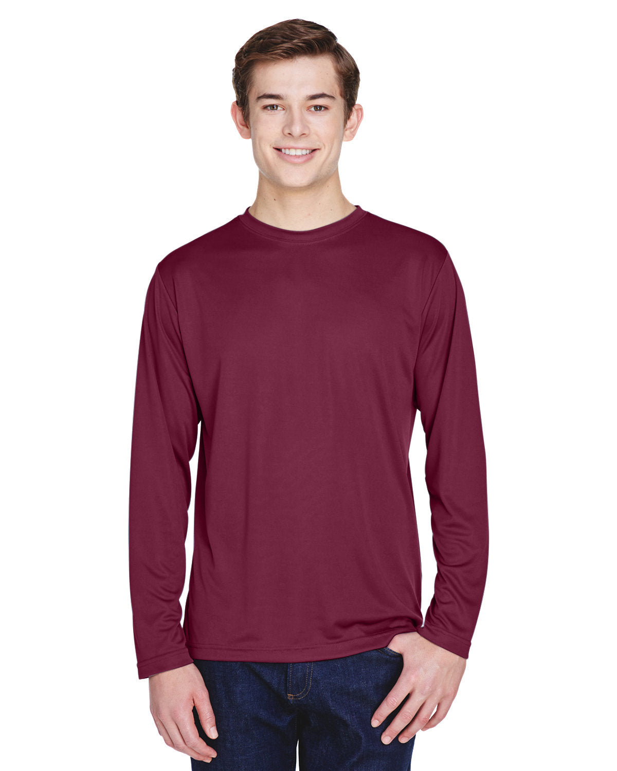 000193 Team 365 Men's Zone Performance Long-Sleeve T-Shirt
