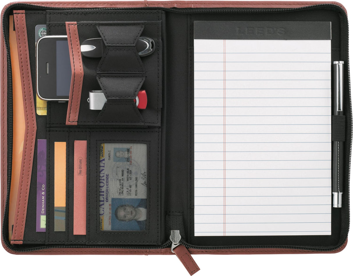 Pedova™ Jr. Zippered Padfolio w FSC® Mix Paper