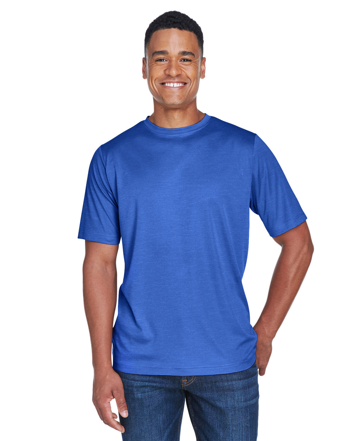 000248 Team 365 Men's Sonic Heather Performance T-Shirt