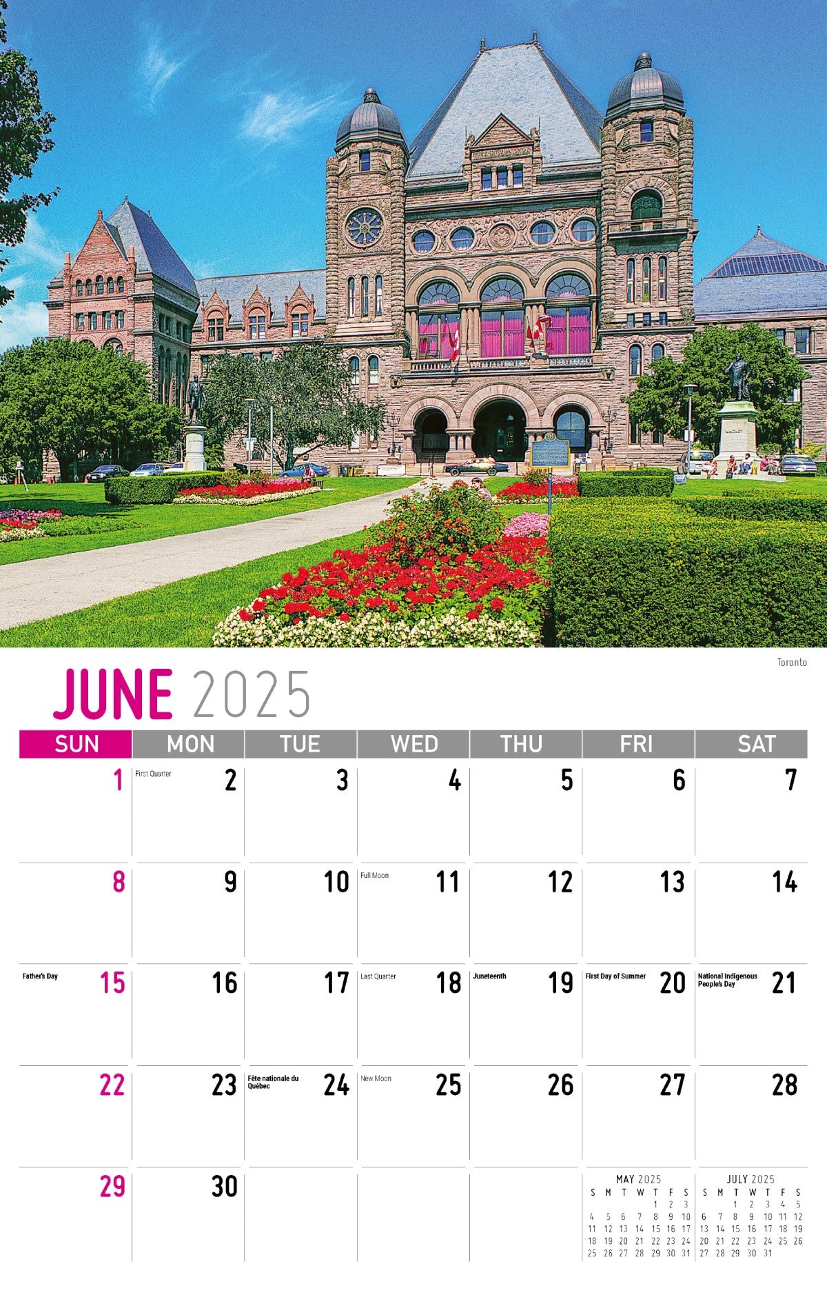Galleria Wall Calendar 2025 Scenes of Ontario