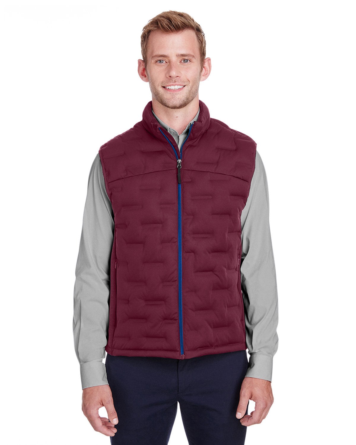 NORTH END Men's Loft Pioneer Hybrid Vest