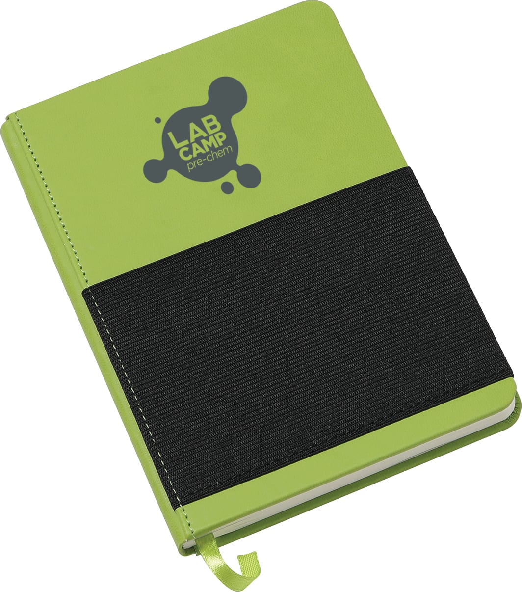 5" x 7" FSC® Mix Elastic Phone Pocket Notebook