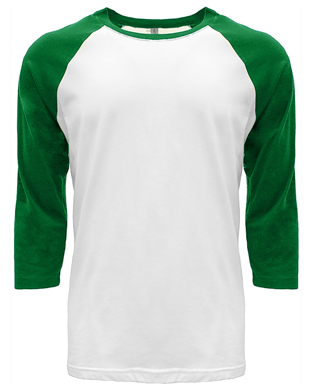 NEXT LEVEL APPAREL Unisex CVC 3/4 Sleeve Raglan Baseball T-Shirt