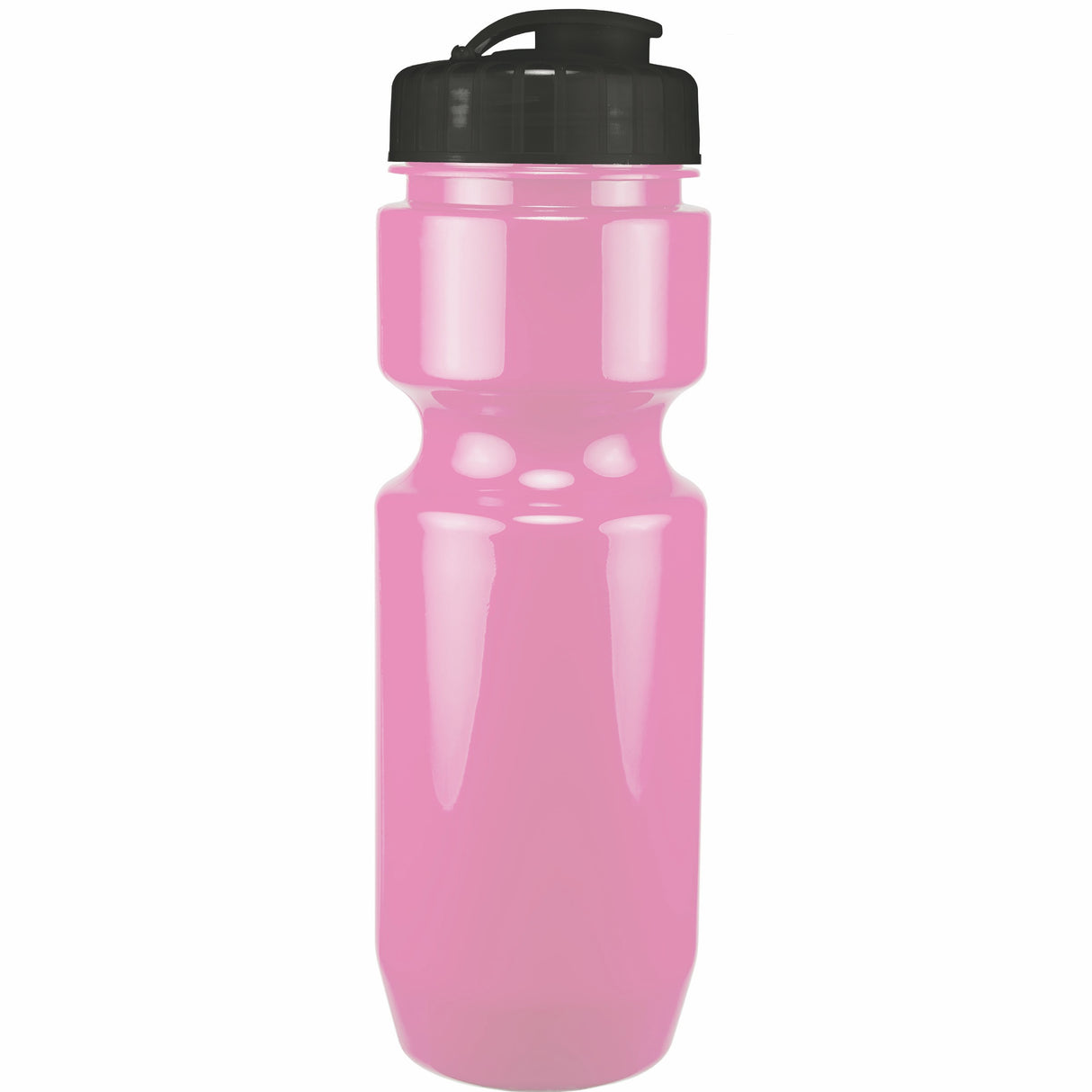 22 Oz. Bike Bottle w/ Flip Top Lid - Solid Colors