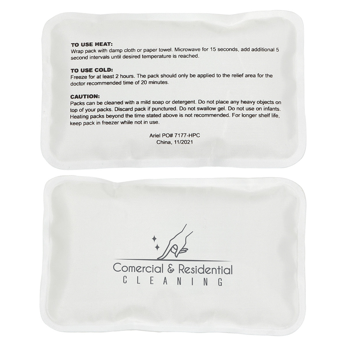 Rectangle Nylon-Covered Hot/Cold Pack