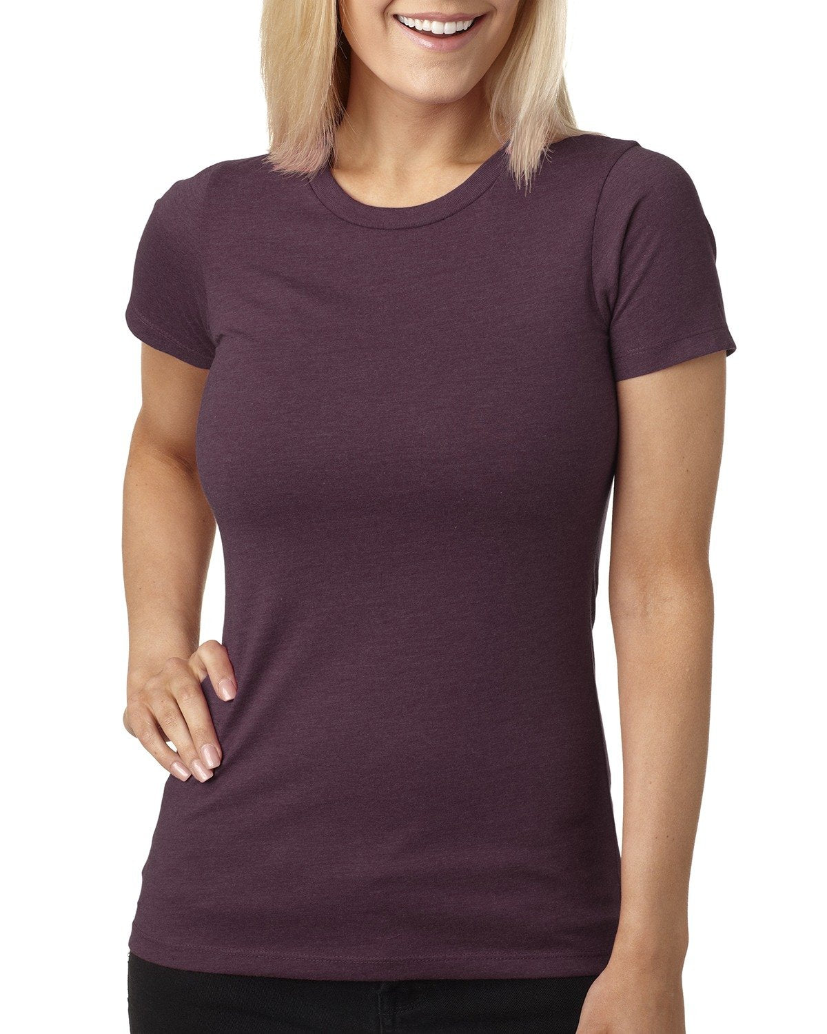 000045 NEXT LEVEL APPAREL Ladies' CVC T-Shirt