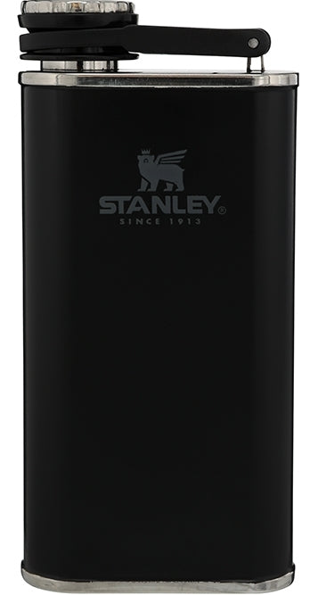 Stanley® stainless steel wide mouth flask 8oz black