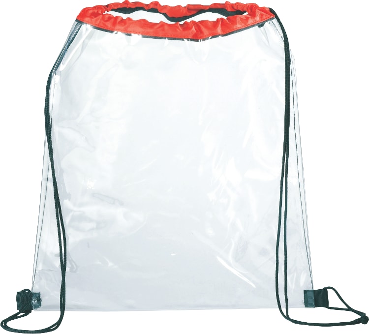 Rally Clear Drawstring Bag