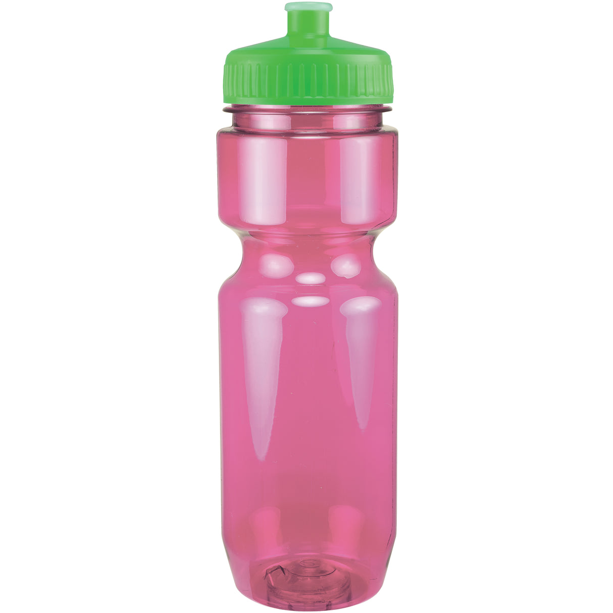 22 Oz. Translucent Bike Bottle w/ Push Pull Lid