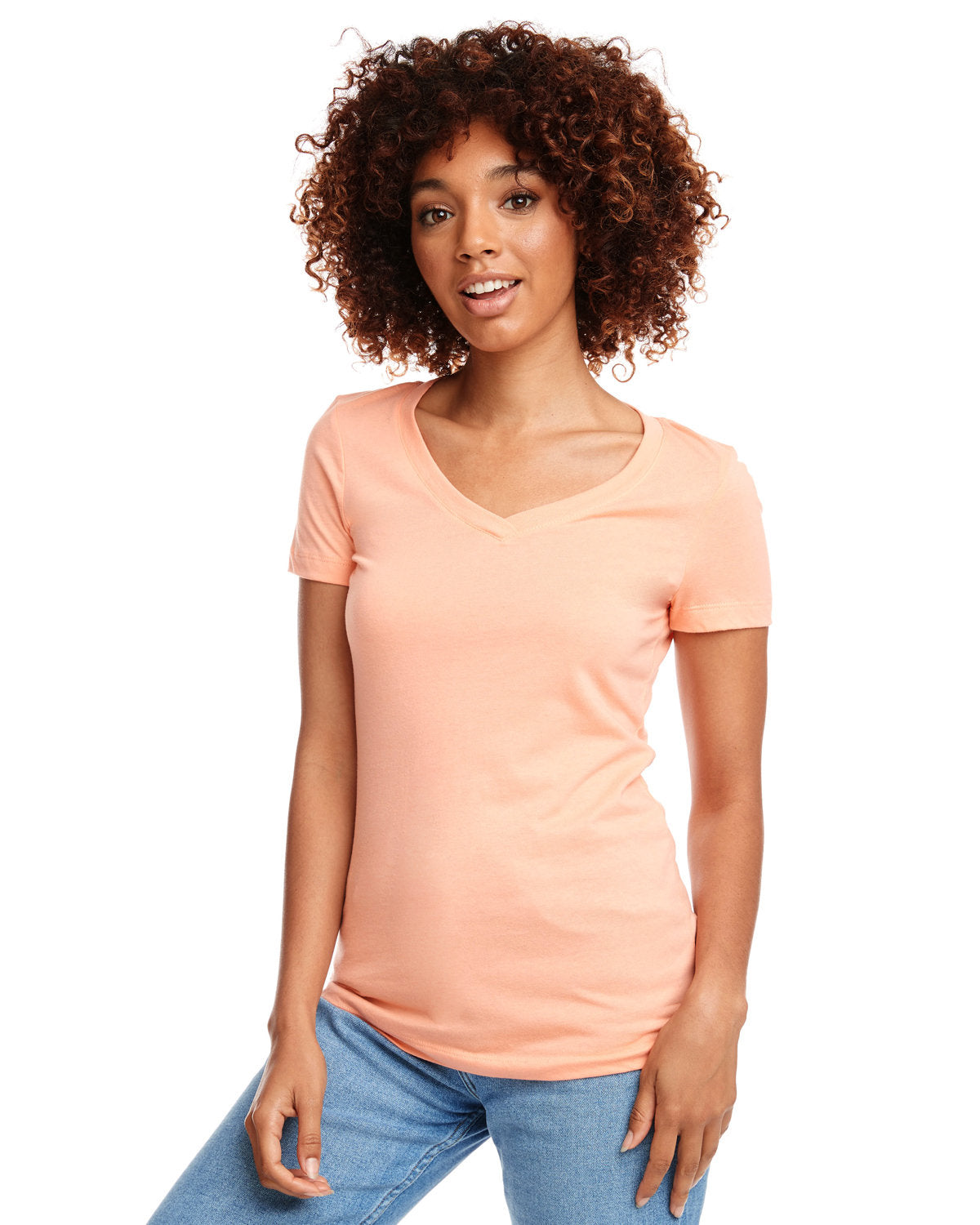 000041 NEXT LEVEL APPAREL Ladies' Ideal V