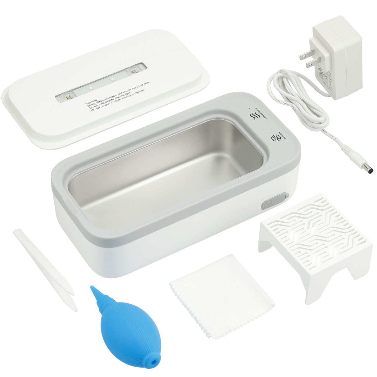 Ultrasonic Cleaner Wireless Charging UV Sanitizer