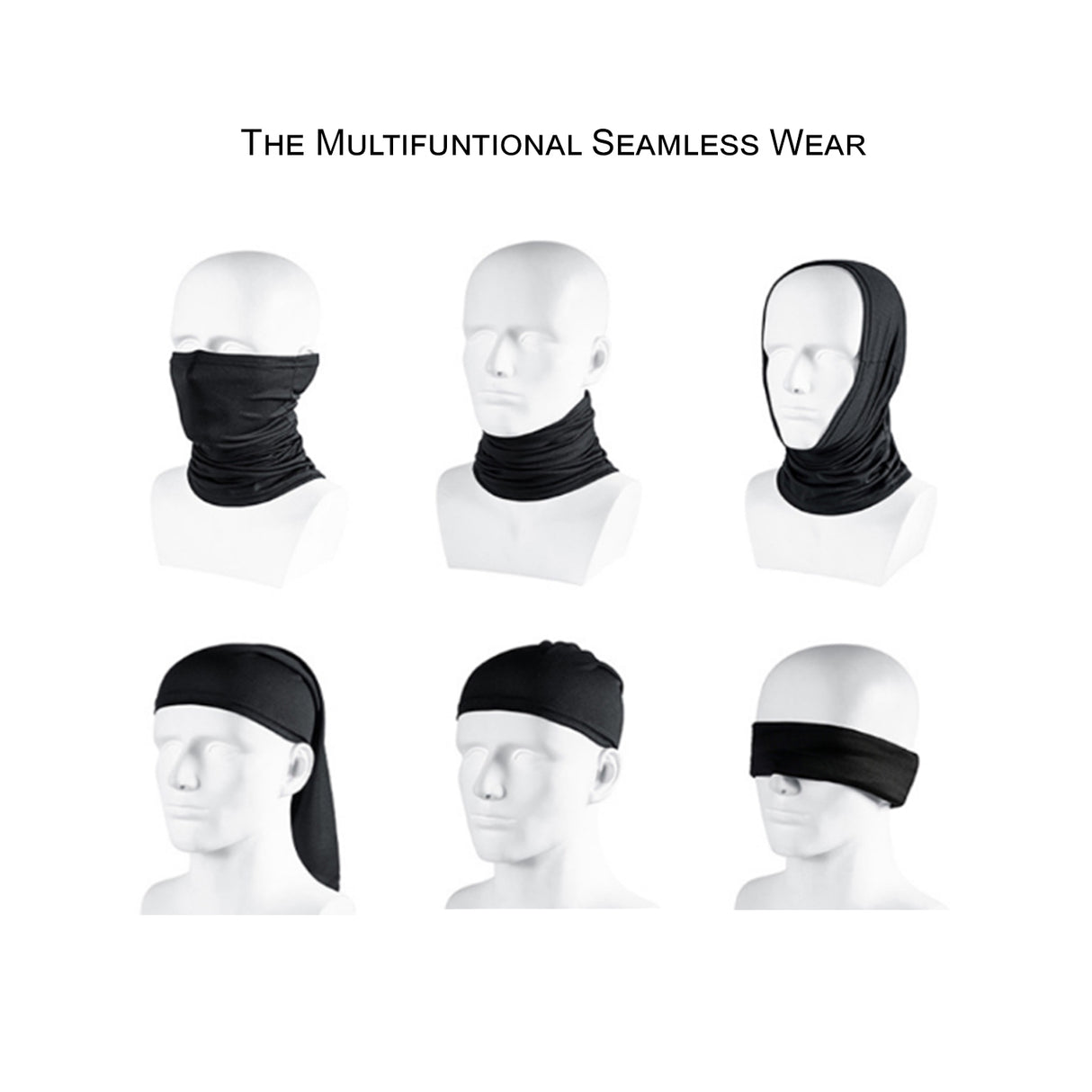 Personalized Sublimated BEST VALUE lightweight Seamless Neck Gaiter