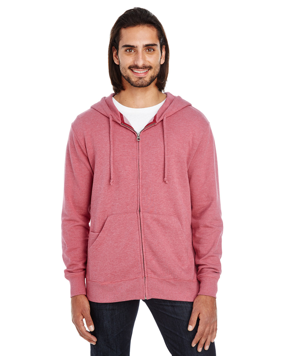 THREADFAST Unisex Triblend French Terry Full-Zip
