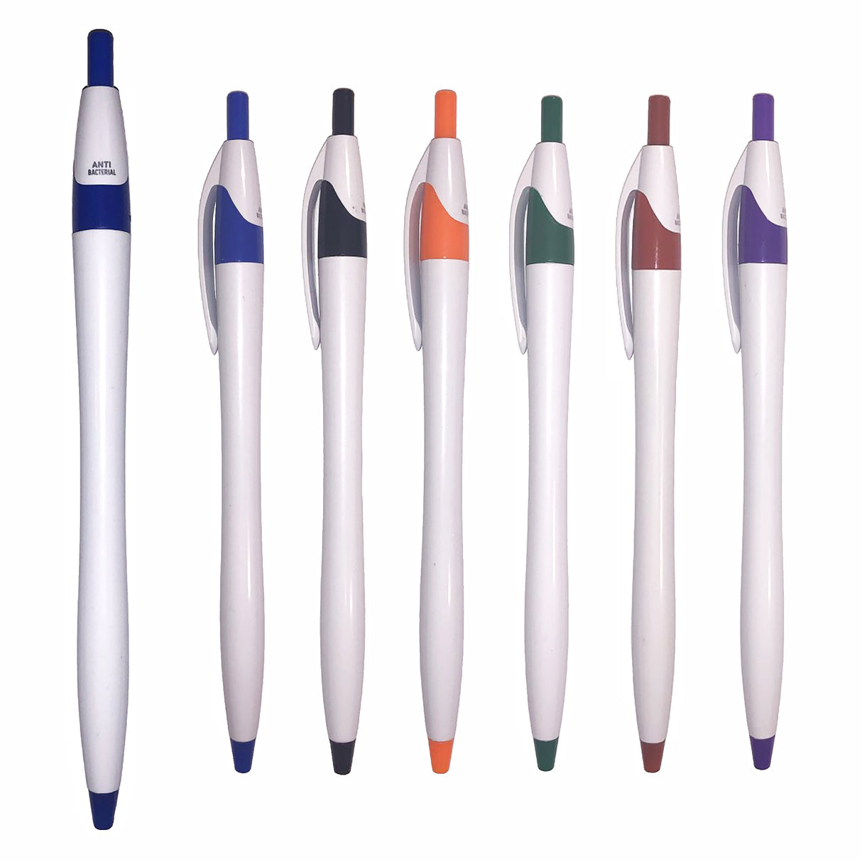 Glaive Plastic Plunger action Antimicrobial Ball point pen (3-5 Days)