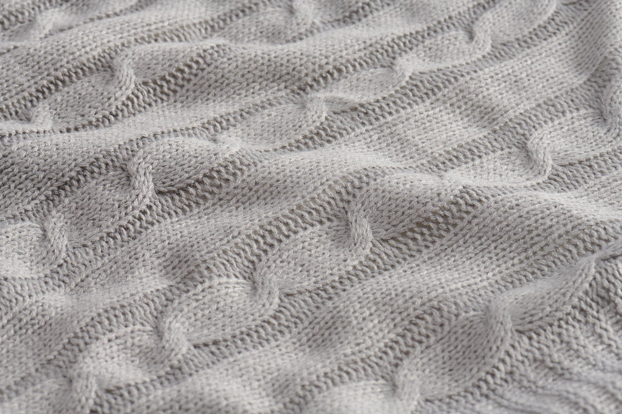 Field & Co.® Cable Knit Sherpa Blanket