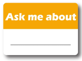 Rectangle Laminated Clothing Stickers (2"x3")