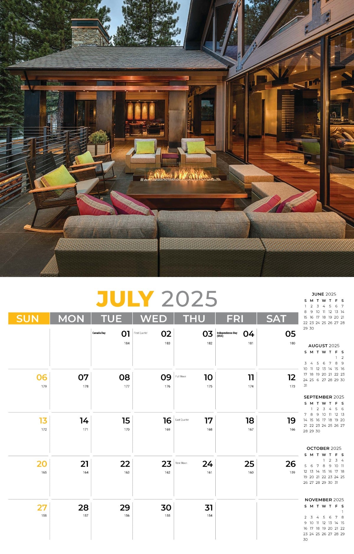 Galleria Wall Calendar 2025 Decor & Design
