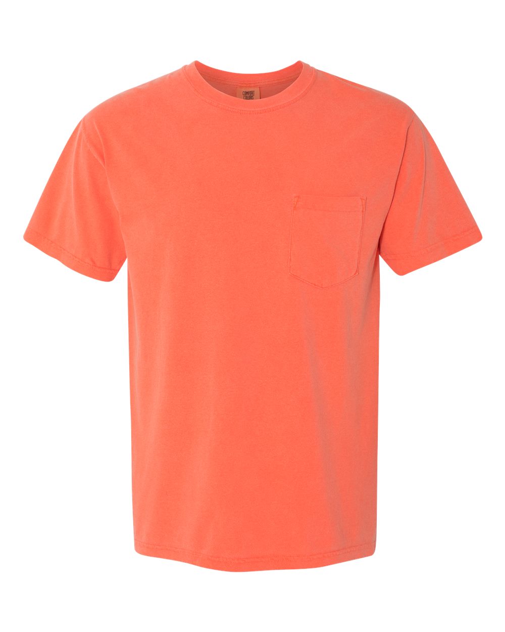 000444 Comfort Colors® Garment-Dyed Heavyweight Pocket T-Shirt