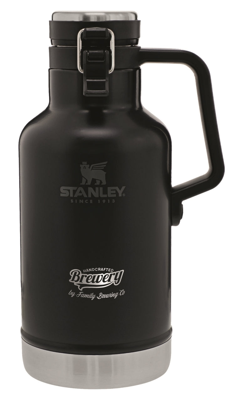 Stanley® Classic Easy-Pour Growler 64oz vacuum insulated stainless black matte - Etched