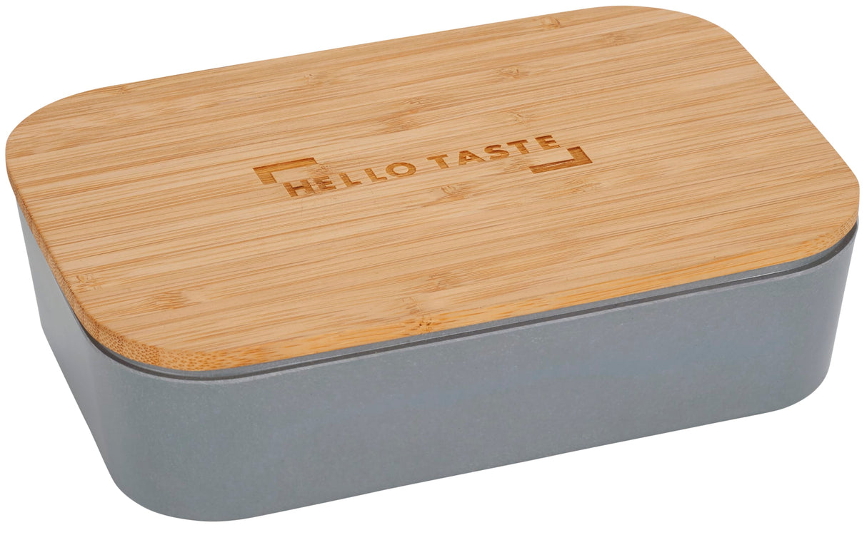 Bamboo Fiber Lunch Box with Cutting Board Lid