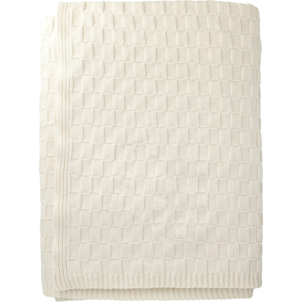 Made*Here New York Basketweave Cotton Blanket