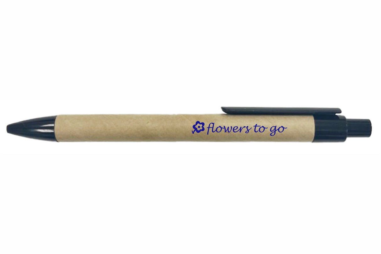 COMPASS Recycled Paper Plunger Action Ball Point Pen (3-5 Days)