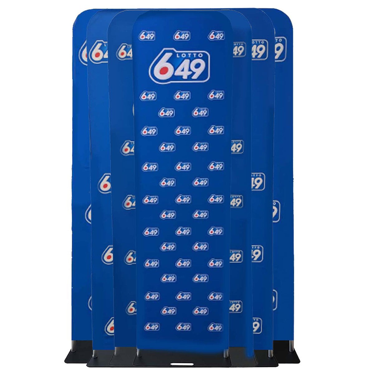 72 Hr Fast Ship - 4'W x 90"H EuroFit Banner with Steel Base, Full Color Graphics 2 Sided, NO SETUP